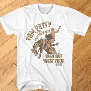 Tom Petty & The Heartbreakers Way Out West Tour 2001 Tee